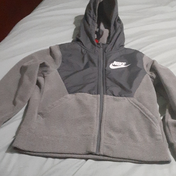 Nike Kids Two-Tone Gray Jacket Size S - Picture 10 of 10